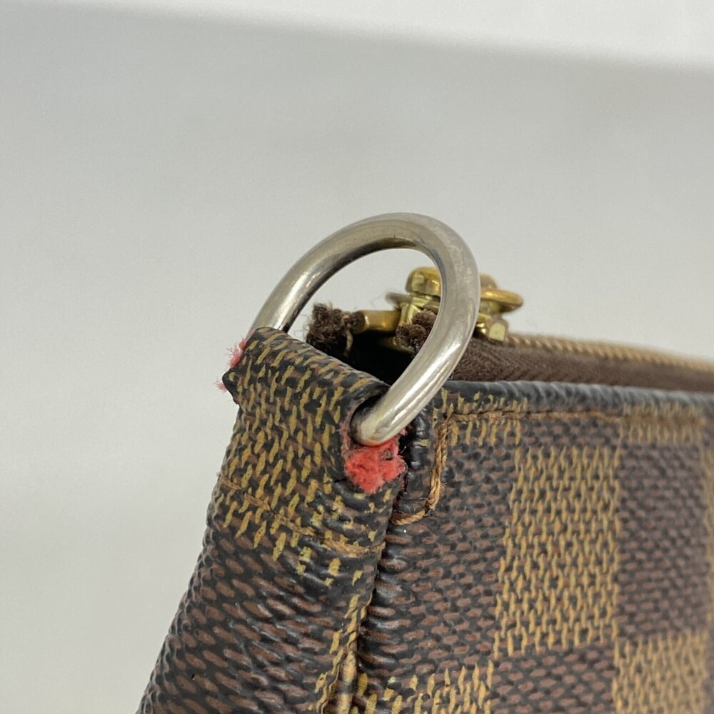 LOUIS VUITTON Brown Damier Pochette Pouch - Picture 7 of 9